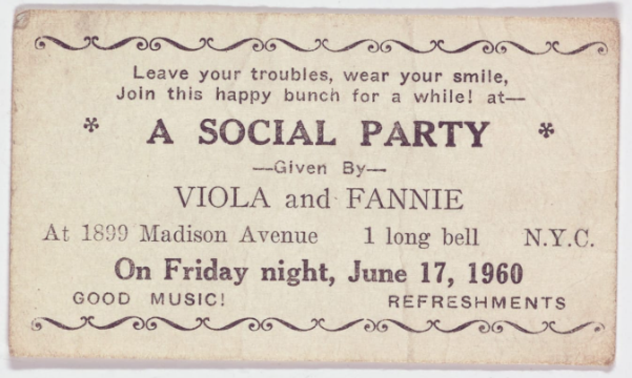Rent Party: A Black New York Tradition