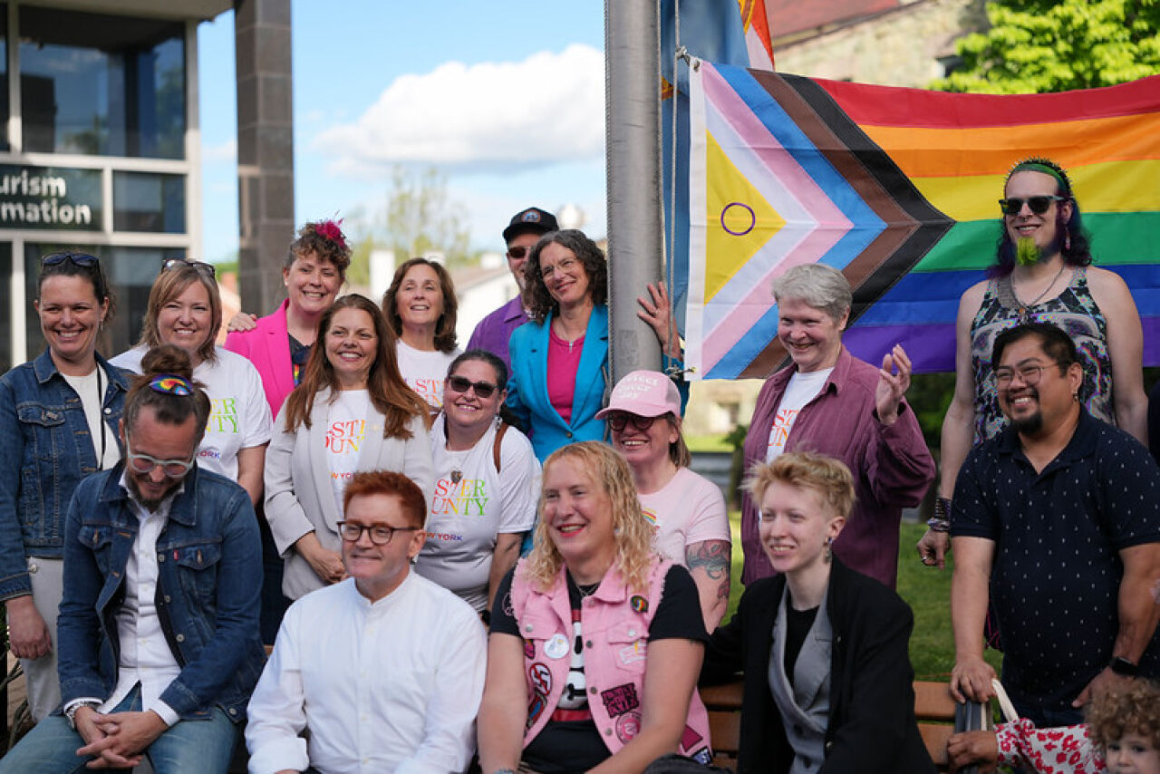 Pride Flag Raised at County Office Building