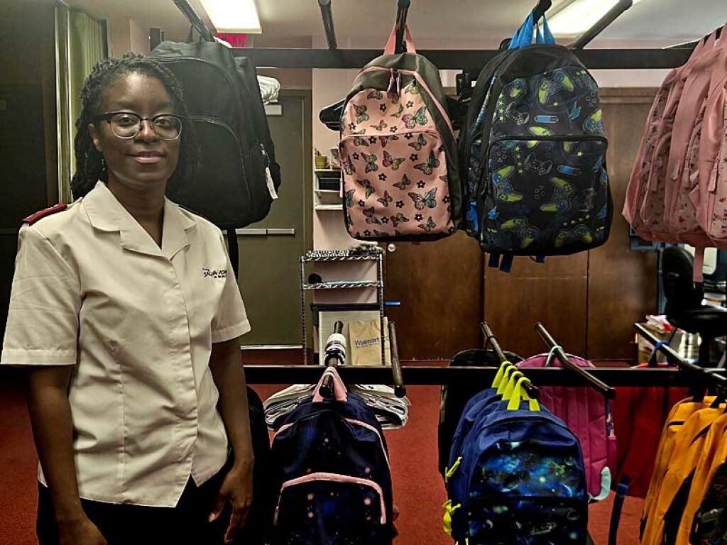 Salvation Army Hosts Backpack Drive