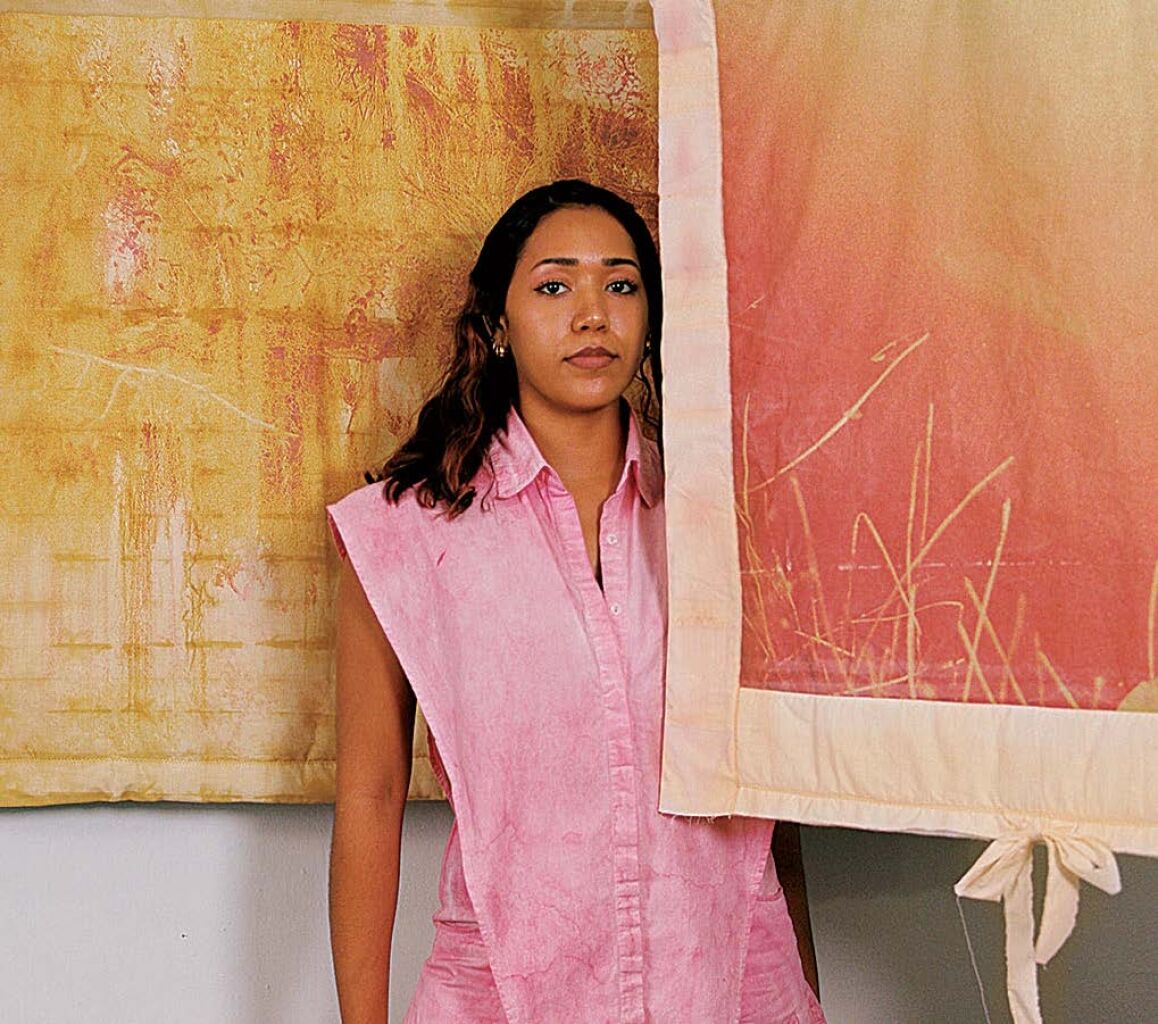 Fiber arts residency work at CAS
