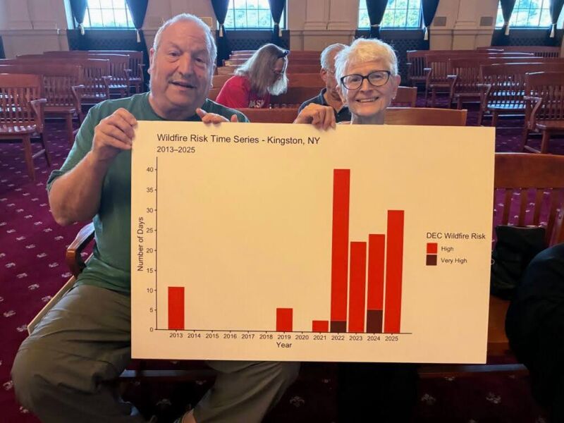 A photo from the August public hearing