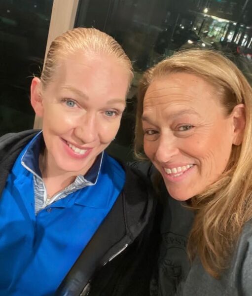 Gina Carbonari and Nadine Ferraro.