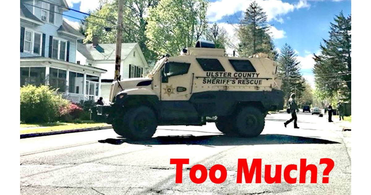 Ulster County Goes To War Police Militarization