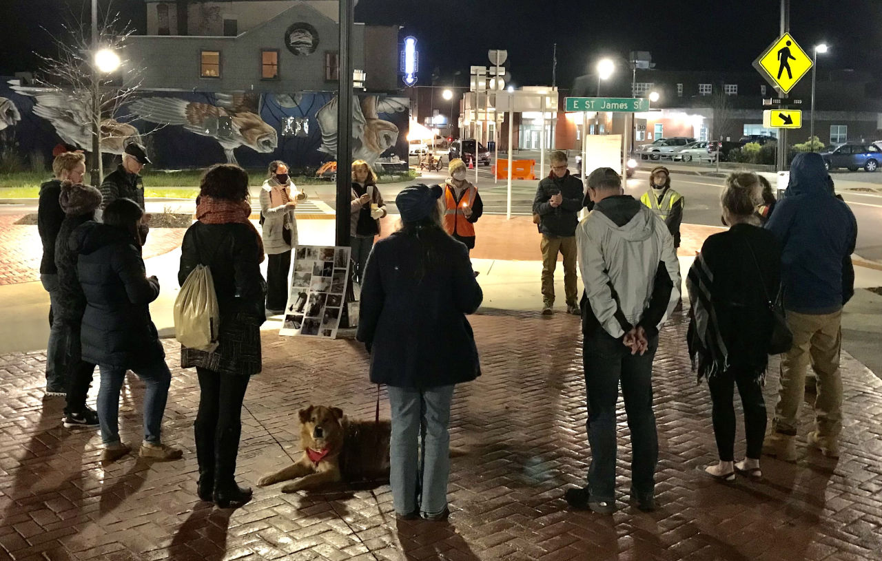 Gathering Remembers Local Victims of Traffic Violence