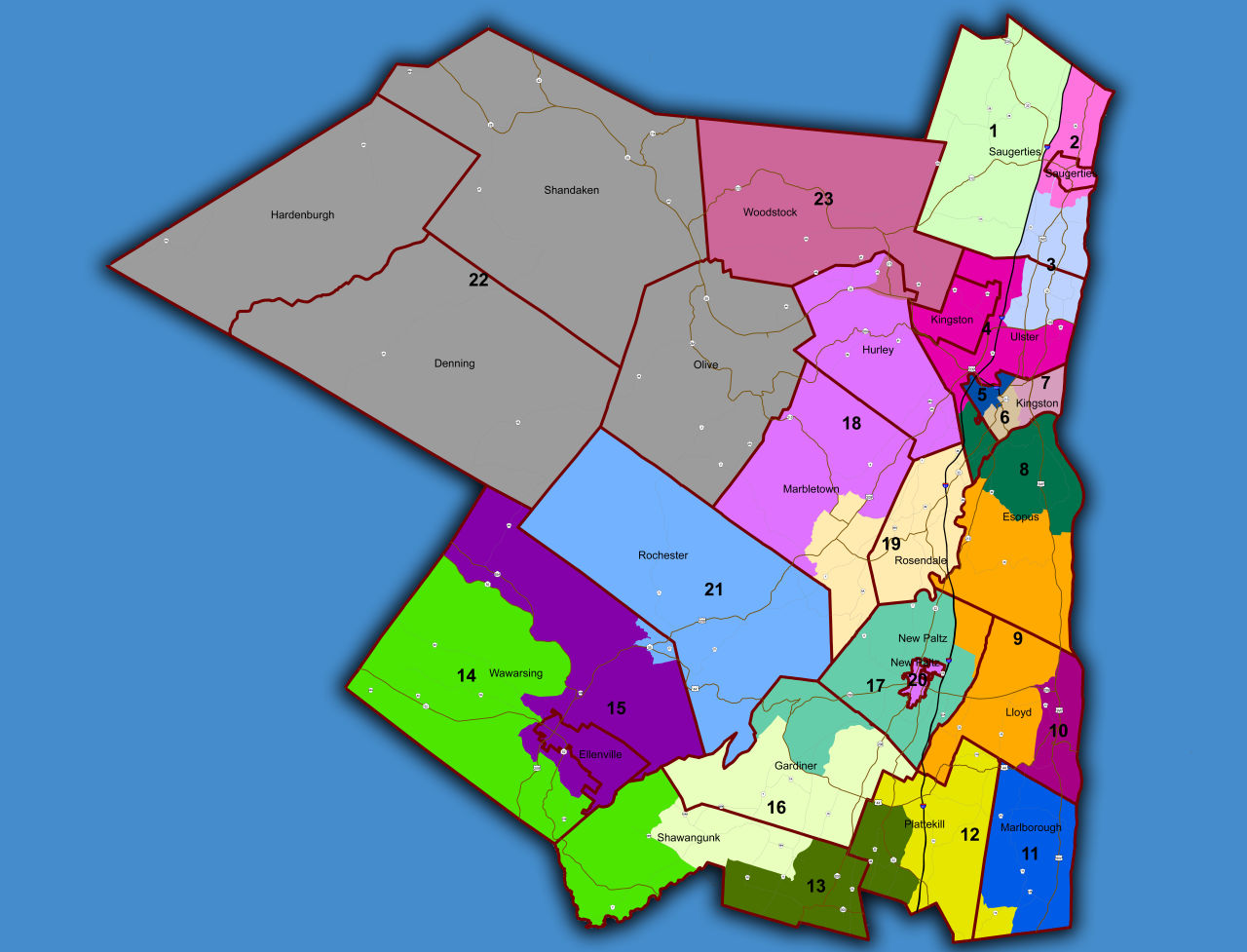 Lawsuit Challenges Redrawn County District Map
