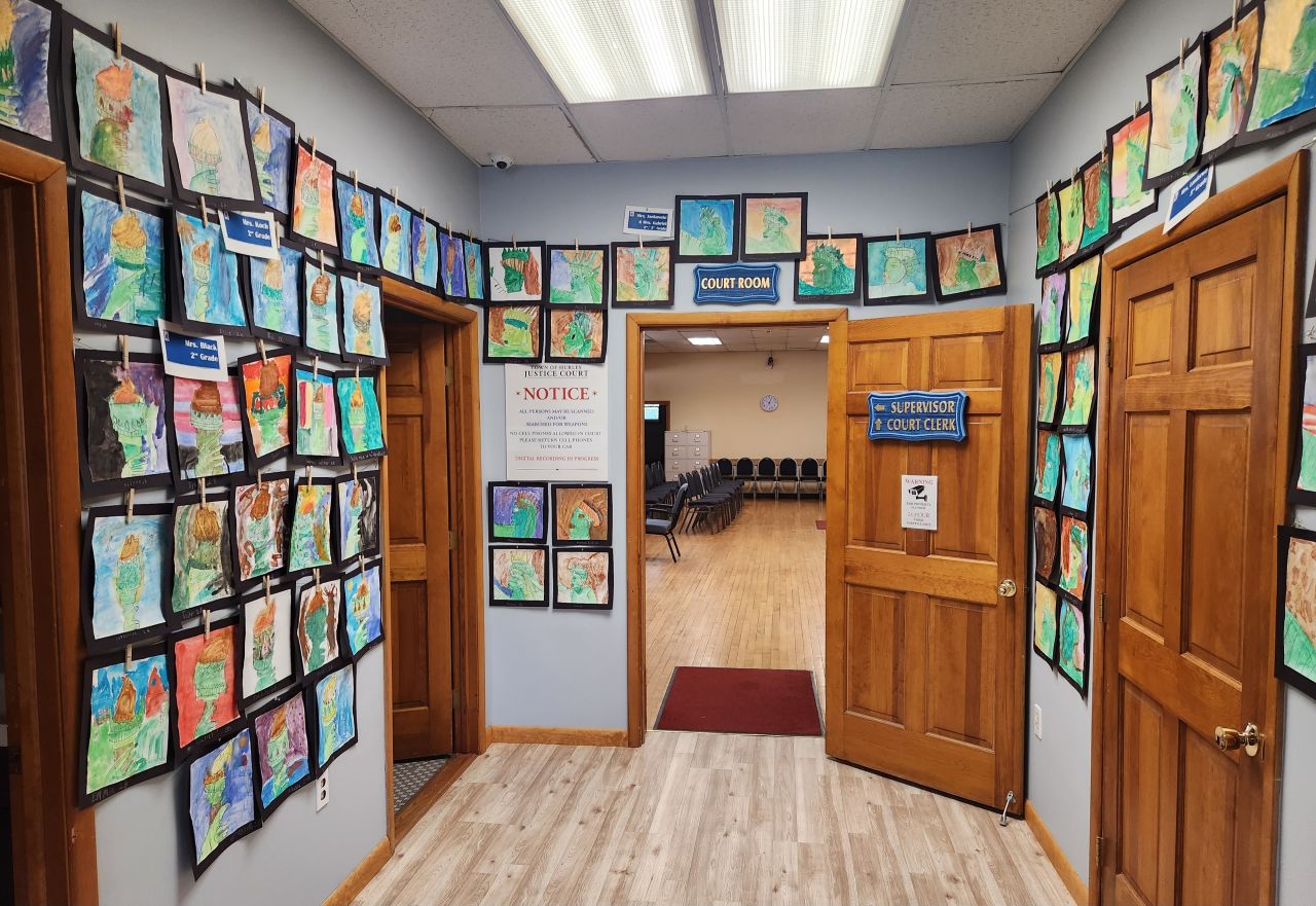 Hurley Town Hall, Myer Elementary Go All In on Liberty