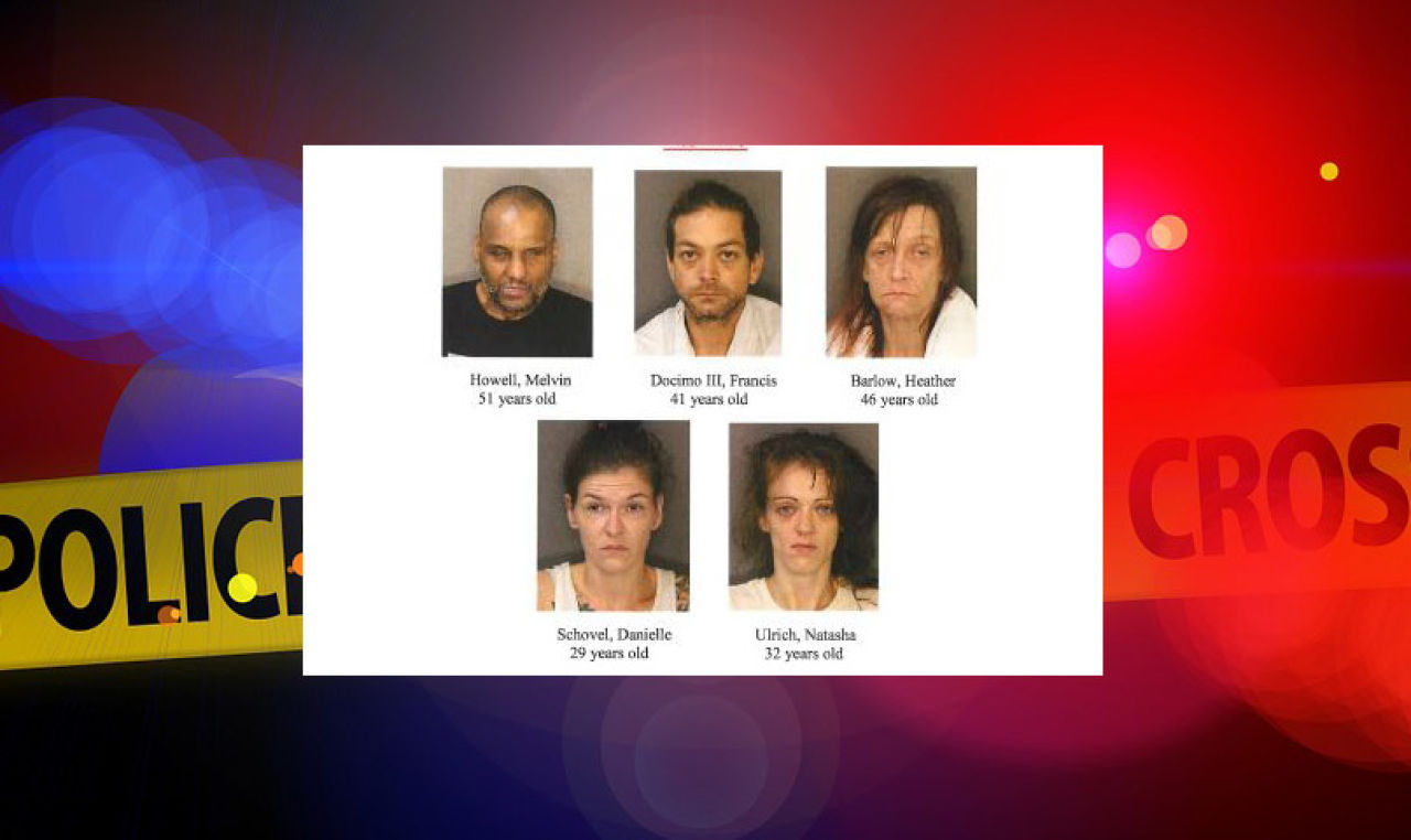 Five Charged After Raid in Ponckhockie