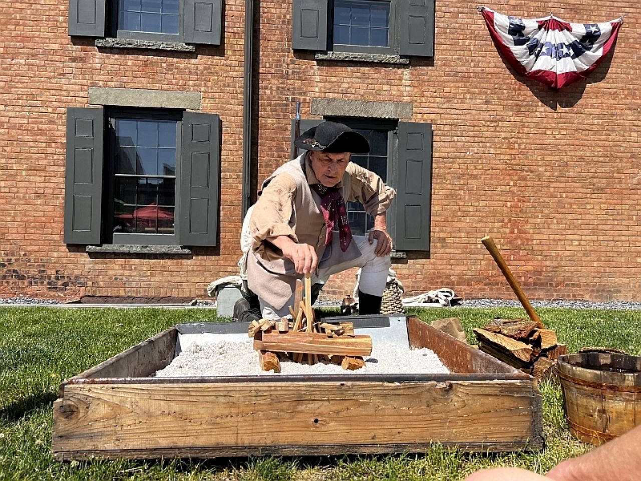 Ulster Militia Encampment at Persen House