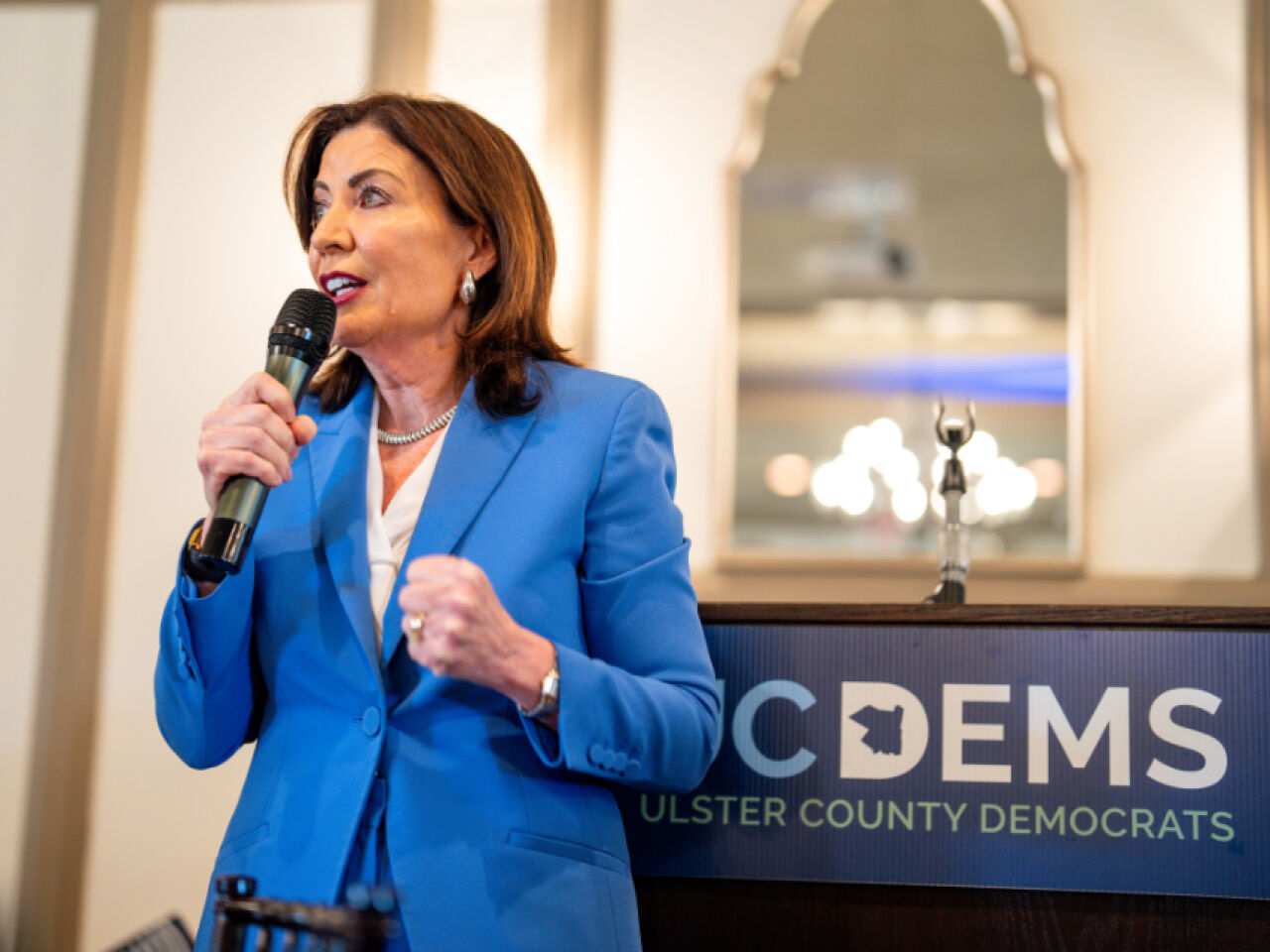 Guess Who Came for Ulster Dems' Brunch?