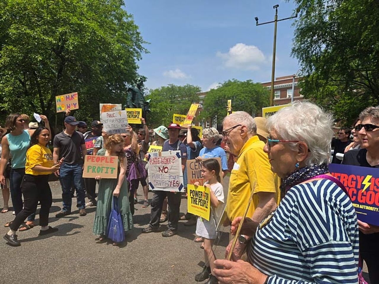 Kingston Protests Central Hudson for Affordable Energy