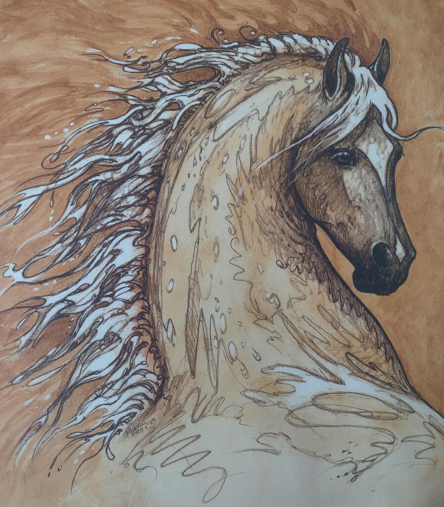 Horse Art by Jean Haines